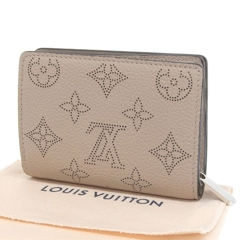 LOUIS VUITTON 二つ折り財布 マヒナ ポルトフォイユ クレア ガレ-