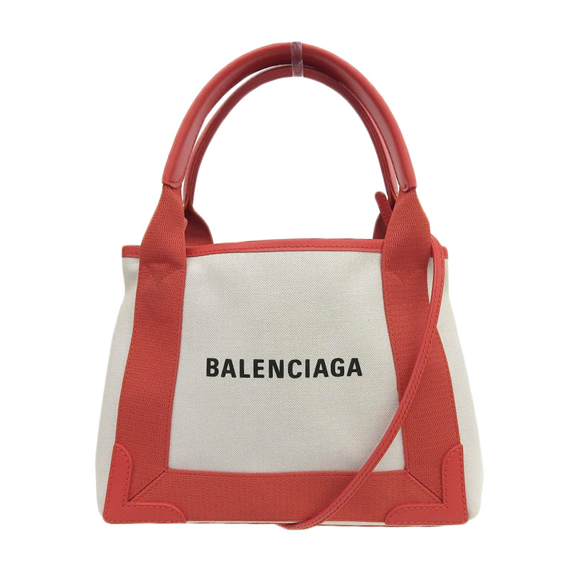 BALENCIAGA25日までXmas値下げ★BALENCIAGA ネイビーカバス XS