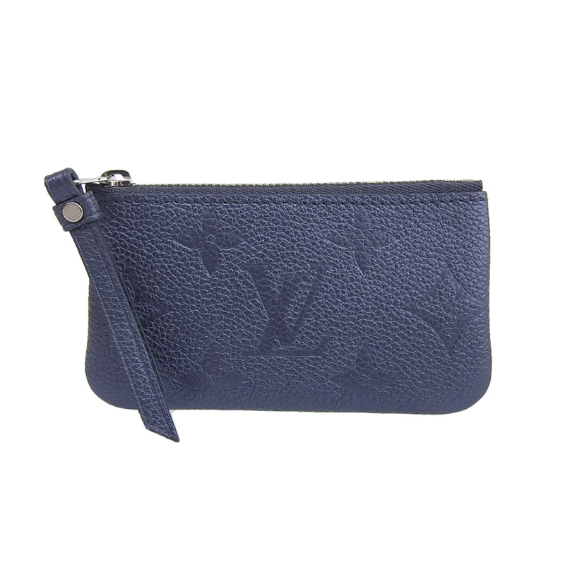 ルイヴィトン LOUIS VUITTON モノグラム・アンプラント ポシェット・クレ コインケース ネイビーブルー M80900 美品 LV1209  – ロンド 大阪天神橋筋6丁目