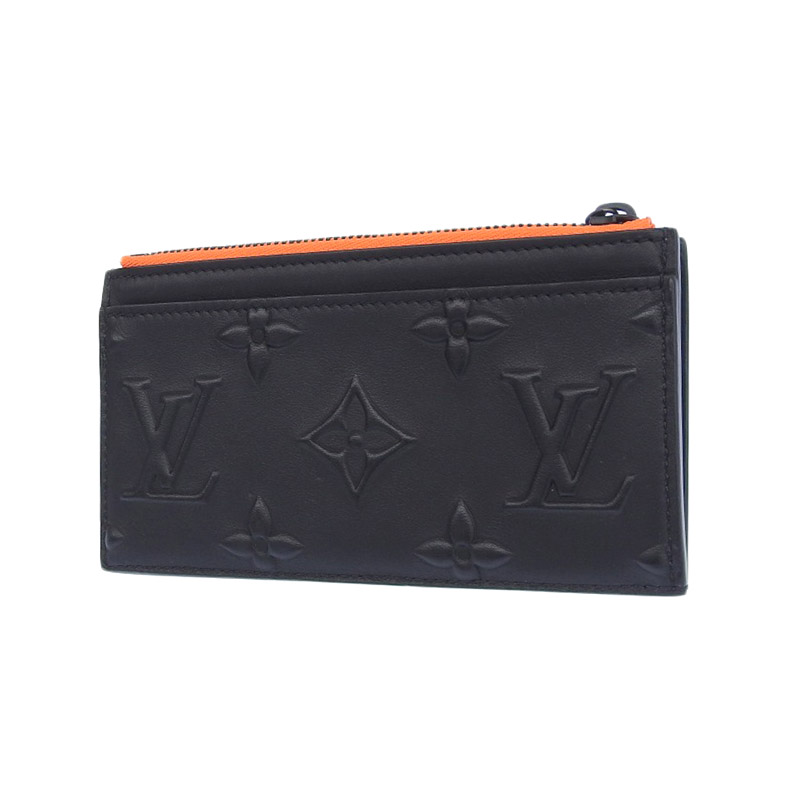 ルイヴィトン LOUIS VUITTON モノグラム コインカードホルダー コインケース レザー マットブラック/オレンジ M80827 中古  LV1203 – ロンド 大阪天神橋筋6丁目